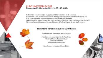 Einladung ELRO Web-Event 25.11.2021